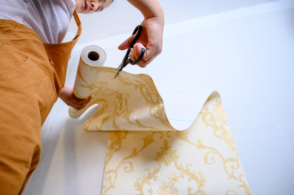 Papier peint imitation carrelage : sublimer sa salle de bain sans gros travaux