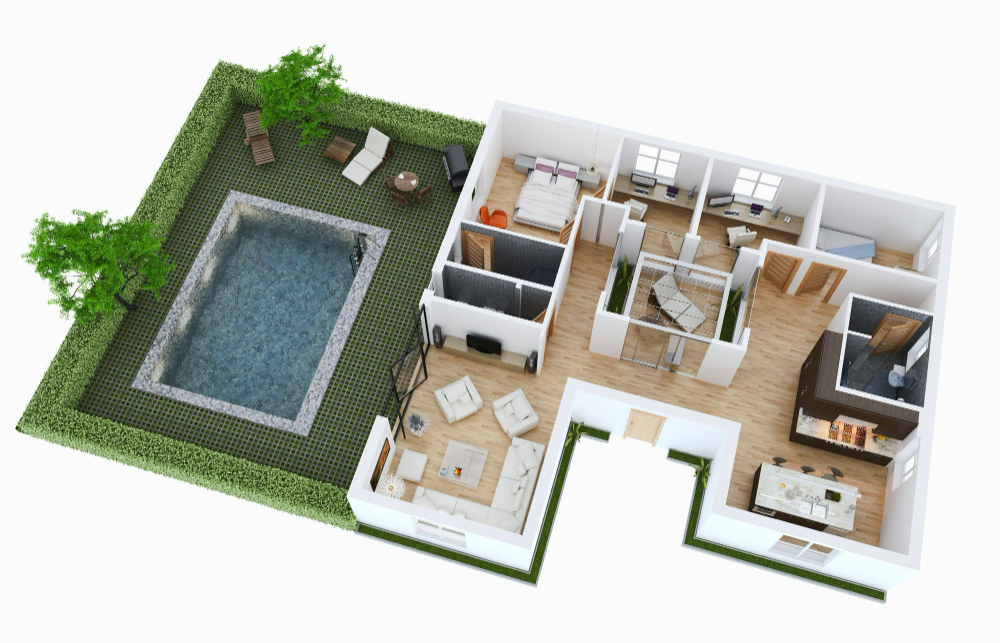 Plan maison en u : guide complet pour optimiser votre espace